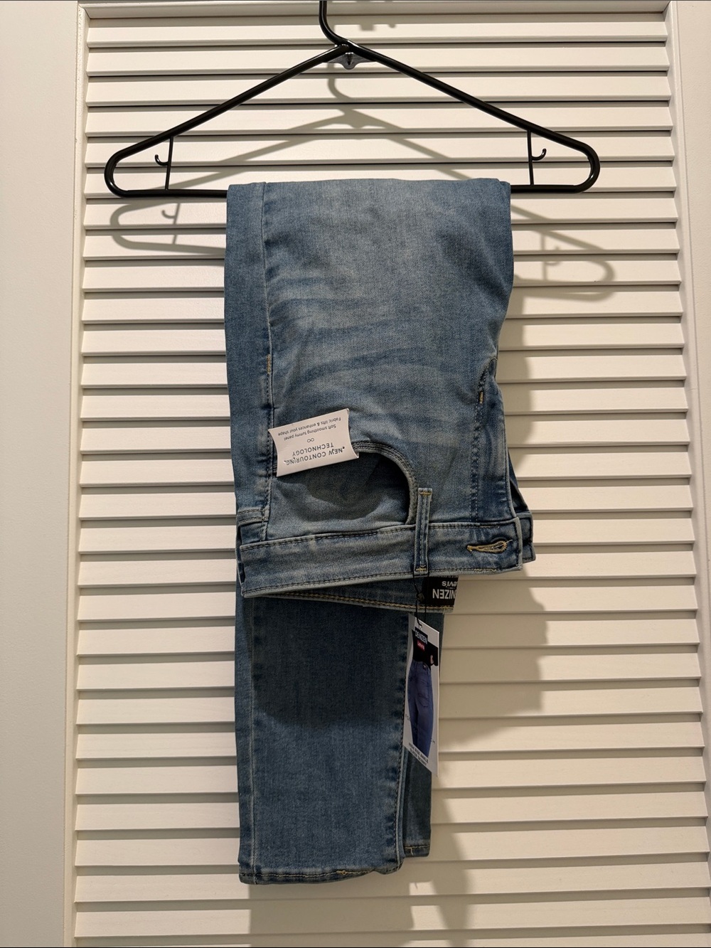 Denizen from Levi's High-Rise Super Skinny Jeans in Light Blue